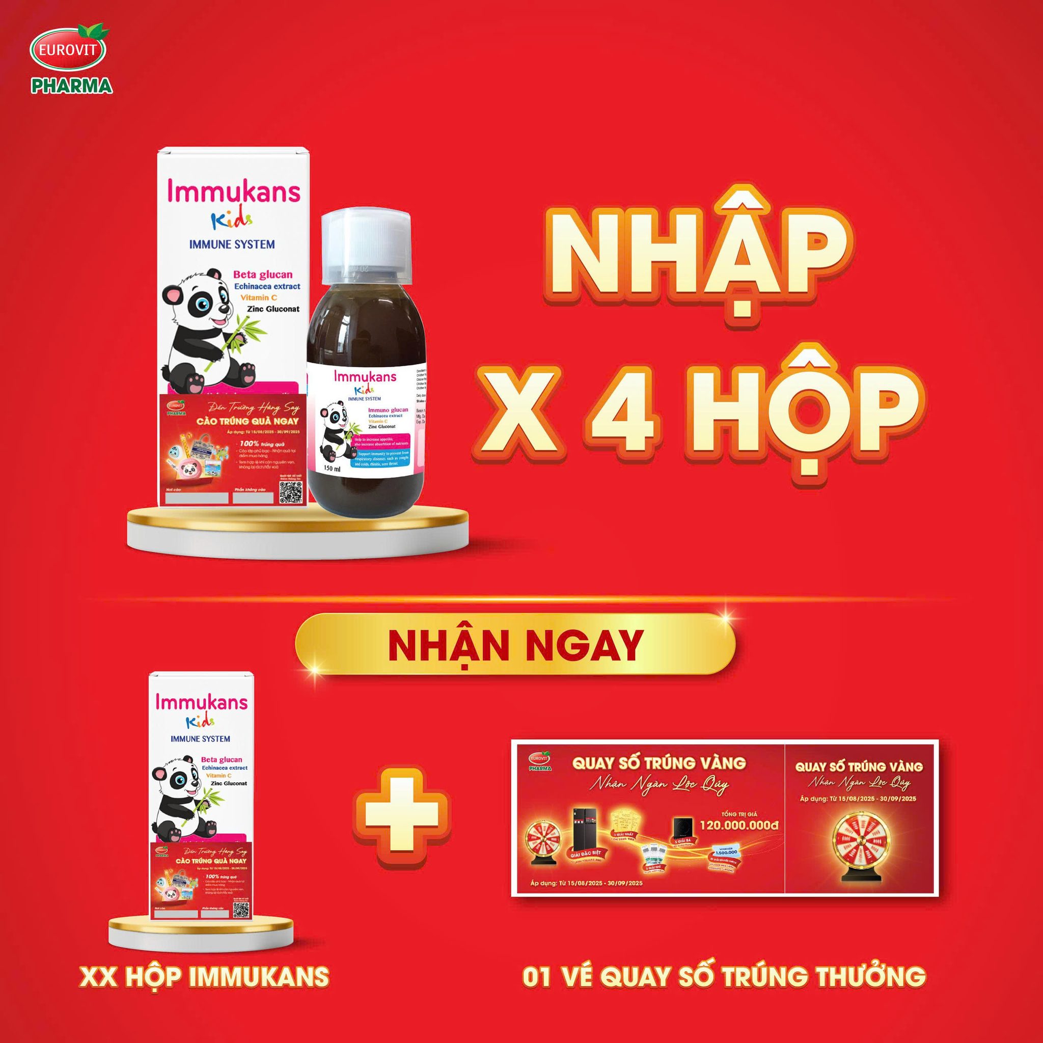 CTKM hấp dẫn khi nhập 4 hộp